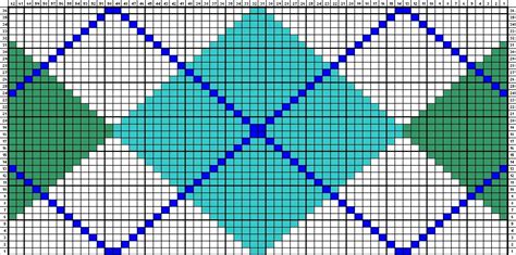 Chrissy's Knitting Charts & Patterns: Argyle Chart