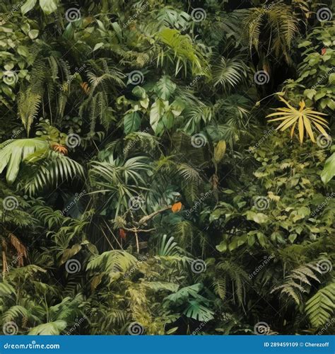 Seamless Texture. Tropical Jungle Stock Image - Image of spring, floral: 289459109