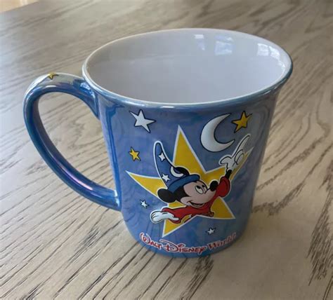 WALT DISNEY WORLD Mug Blue Parks Coffee Cup/ Mug Mickey Mouse $8.13 - PicClick