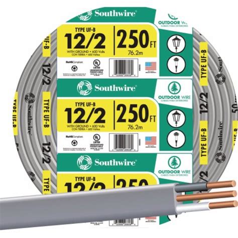 Southwire 250 Ft. 12 AWG 2-Conductor UFW/G Electrical Wire 13055955, 12AWG - Ralphs