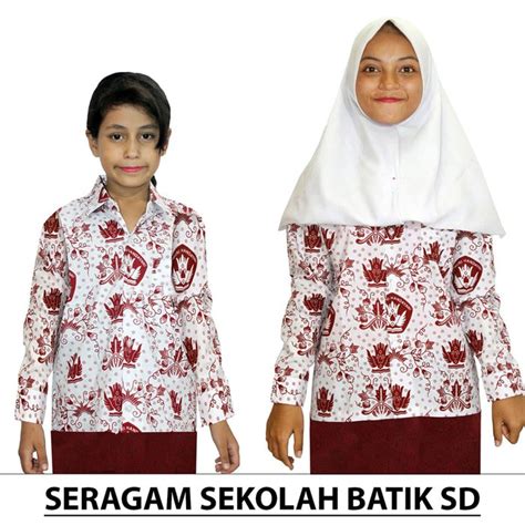 17+ Baju SERAGAM Batik Anak SD, Info Terbaru!