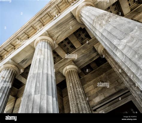 Athens Greece Public Library Architecture Stock Photo - Alamy