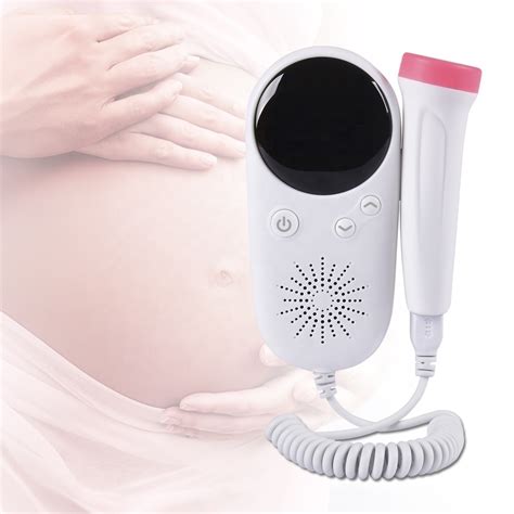 W8-25 Medical Ultrasound Doppler Fetal Heartbeat Detector Doppler Fetal Monitor for Baby′s Heart ...