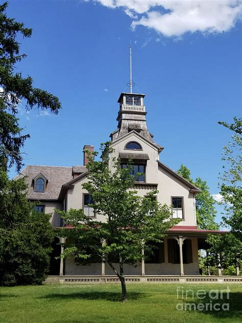 The Porch of Batsto Mansion in Historic Batsto Village, New Jersey ...