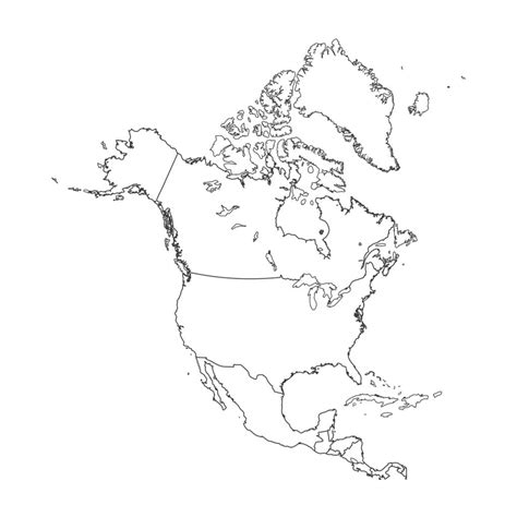 Political and Physical Map of North America | North America Flags Countries - Best Hotels Home