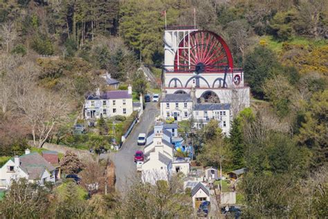 The Great Laxey Wheel stock image. Image of architecture - 127418425