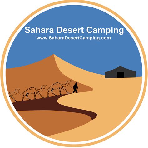 Sahara desert camping official circle logo - Sahara Desert Camping