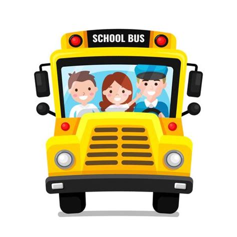 School Bus Front View Vector 229474 Vector Art at Vecteezy