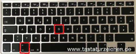 Copyright Zeichen | Tastenkombination Mac Tastatur