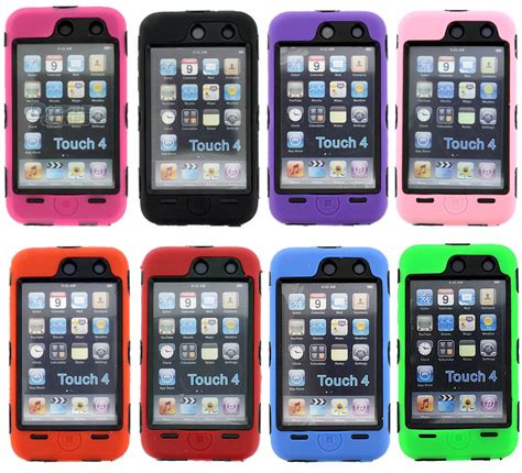 DELUXE 3PIECE HARD CASE COVER SKIN FOR IPOD TOUCH 4 4G 4TH GEN ...