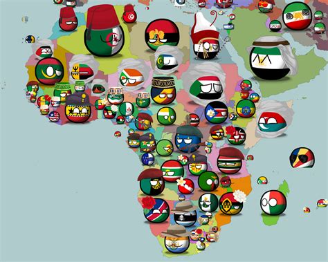 Alternate map of Africa with countryballs #1 by comradeprophet27 on ...