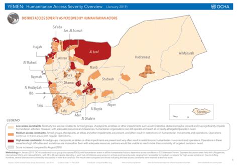 Yemen: Humanitarian Access Severity Overview (January 2019) - Yemen | ReliefWeb