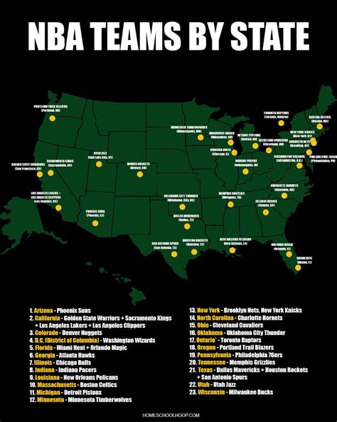 How Many NBA Teams Are There in 2024? (NBA Teams Map)