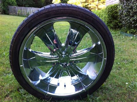 Velocity Wheels (Used Chrome 22 inch Rims) | 22 inch rims, Kawasaki vulcan 900, Rims