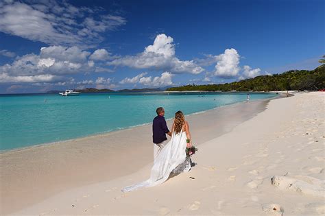 Caribbean Beach Wedding on the Sand of St. Thomas - The Destination ...