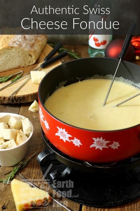 Authentic Swiss Cheese Fondue | Recipe | Fondue recipes cheese, Cheese ...