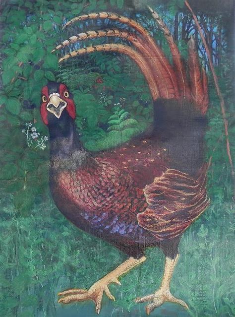 Ringneck pheasant rooster Painting by Maria Elena Gonzalez | Fine Art America