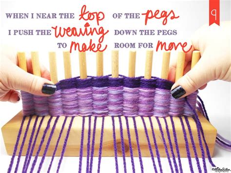 Tutorial Tuesday - Peg Loom Weaving - Part One - Eliston Button | Peg ...