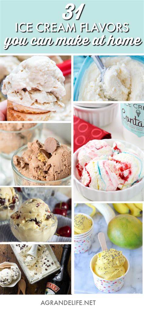 31 Ice Cream Flavors You Can Make at Home - A Grande Life