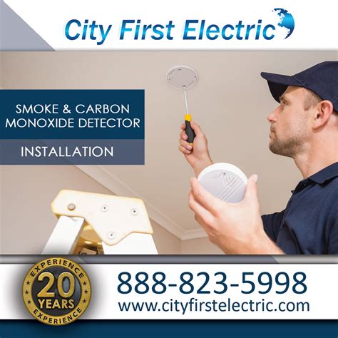 Installation Smoke & Carbon Monoxide Detector - City First Electric