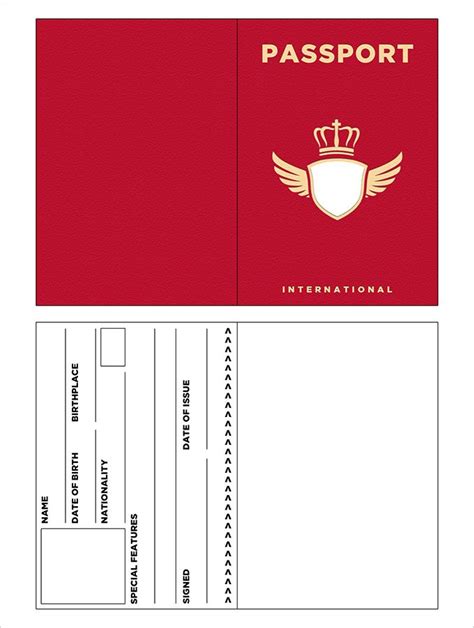 Passport Template – 19+ Free Word, PDF, PSD, Illustrator Format ...