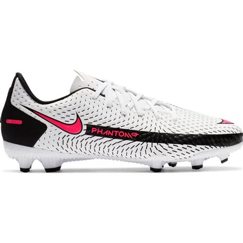 Nike Phantom GT Academy Gras / Kunstgras Voetbalschoenen (MG) Kids Wit Zwart Roze - Voetbalshop.be