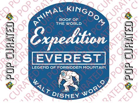 Expedition Everest Yeti Animal Kingdom Walt Disney World WDW | Etsy