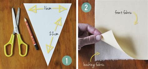 How To Make Fabric Bunting Flags | Diy fabric bunting, Fabric bunting, Make bunting