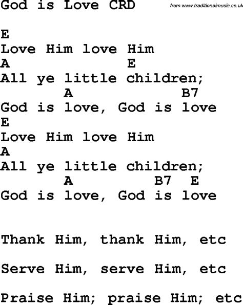 The Love Of God Lyrics