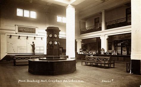 Croydon Aerodrome booking hall | Croydon airport, Croydon, Disused stations