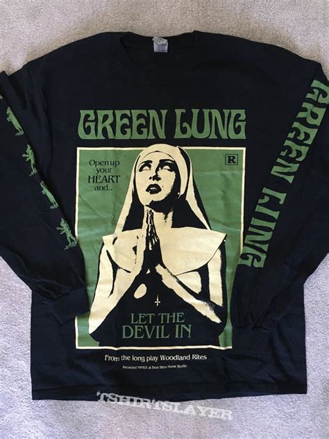 Green Lung LS T Shirt | TShirtSlayer TShirt and BattleJacket Gallery