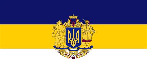 Flag of the Governate of Ukraine within the Russian empire : r ...