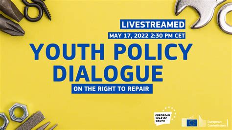 Policy Dialogue with Commissioner Didier Reynders: "Right to repair initiative" | European Youth ...