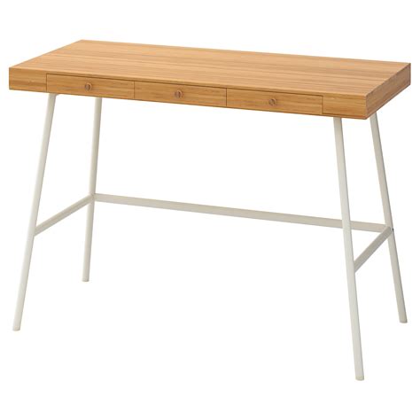 LILLÅSEN desk, bamboo, 102x49 cm - IKEA