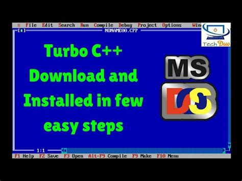 Cara Instal Turbo C++