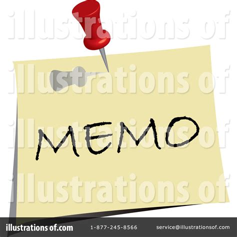 Memo Clipart #1079169 - Illustration by Pams Clipart