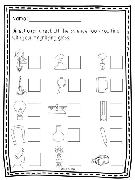 science tools in kindergarten