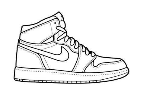 Shoes Line Art Graphic by therintproject · Creative Fabrica | Sneakers drawing, Shoes drawing ...