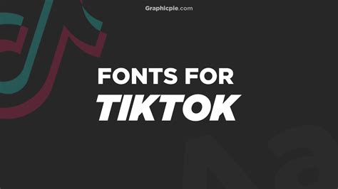 8 Best Fonts For TikTok Subtitles - Graphic Pie