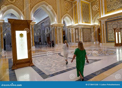 Abu Dhabi, UAE - March,16,2023: Abu Dhabi Royal Palace Inside and ...