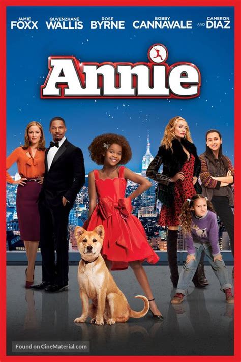 Annie (2014) dvd movie cover