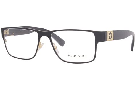 Versace VE1274 Eyeglasses Men's Full Rim Rectangle Optical Frame ...