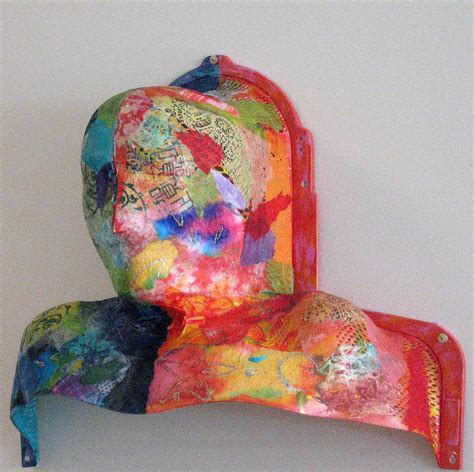 Radiation Mask | Collage papers and acrylic paints decoratin… | Flickr