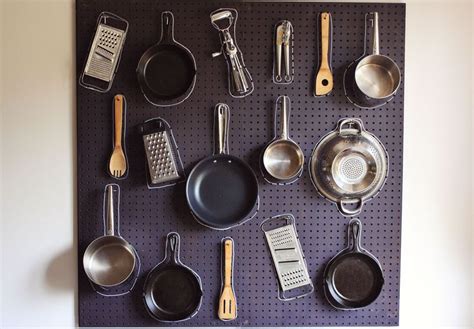 DIY Kitchen Pegboard | Pegboard kitchen, Organizing your home, Peg board