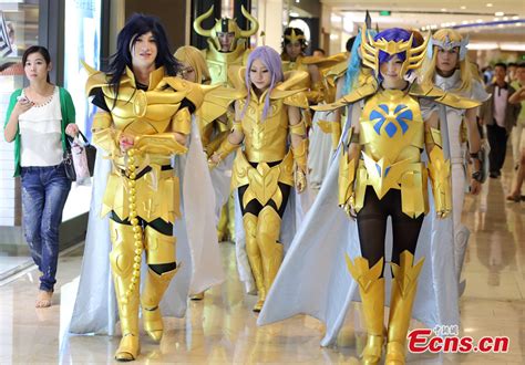 'Knights of the Zodiac' cosplay show staged in Nanjing (1/8) - Headlines, features, photo and ...