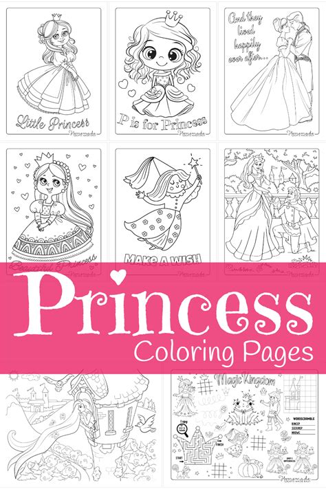 Free Printable Princess Coloring Pages Mermaid Coloring Pages, Cute Coloring Pages, Free ...