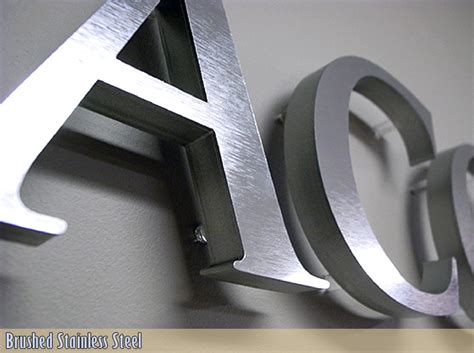 Fabricated Metal Sign Letters