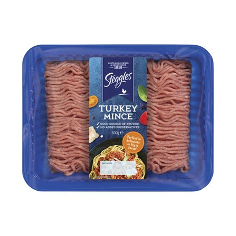 133 calories in Steggles Turkey Mince (100g) calcount