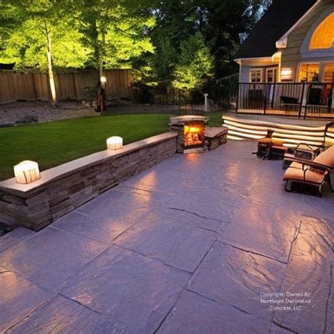 Stamped Concrete Patio – Londonderry NH