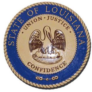 Louisiana State Seal Plaque – American Plaque Company – Military ...